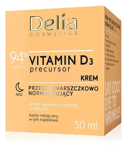 Delia Cosmetics Vitamin D3 Precursor Night Cream