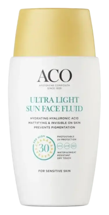 ACO Ultra Light Sun Face Fluid SPF 30