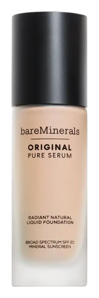 bareMinerals Original Pure Serum Radiant Natural Liquid Foundation Mineral SPF 20 Fair Cool 1
