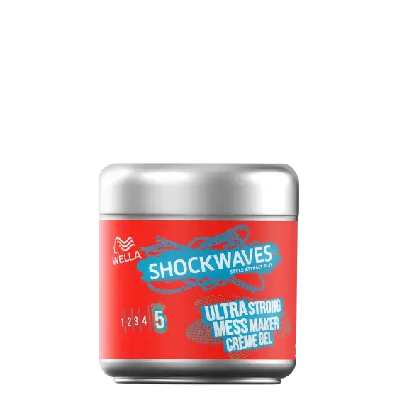 Wella Shockwaves Ultra Strong Mess Maker Crème Gel