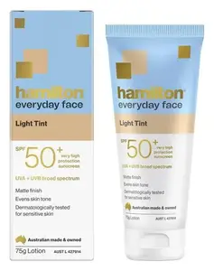Hamilton Everyday Face Matte Tinted Sunscreen SPF 50+ Light