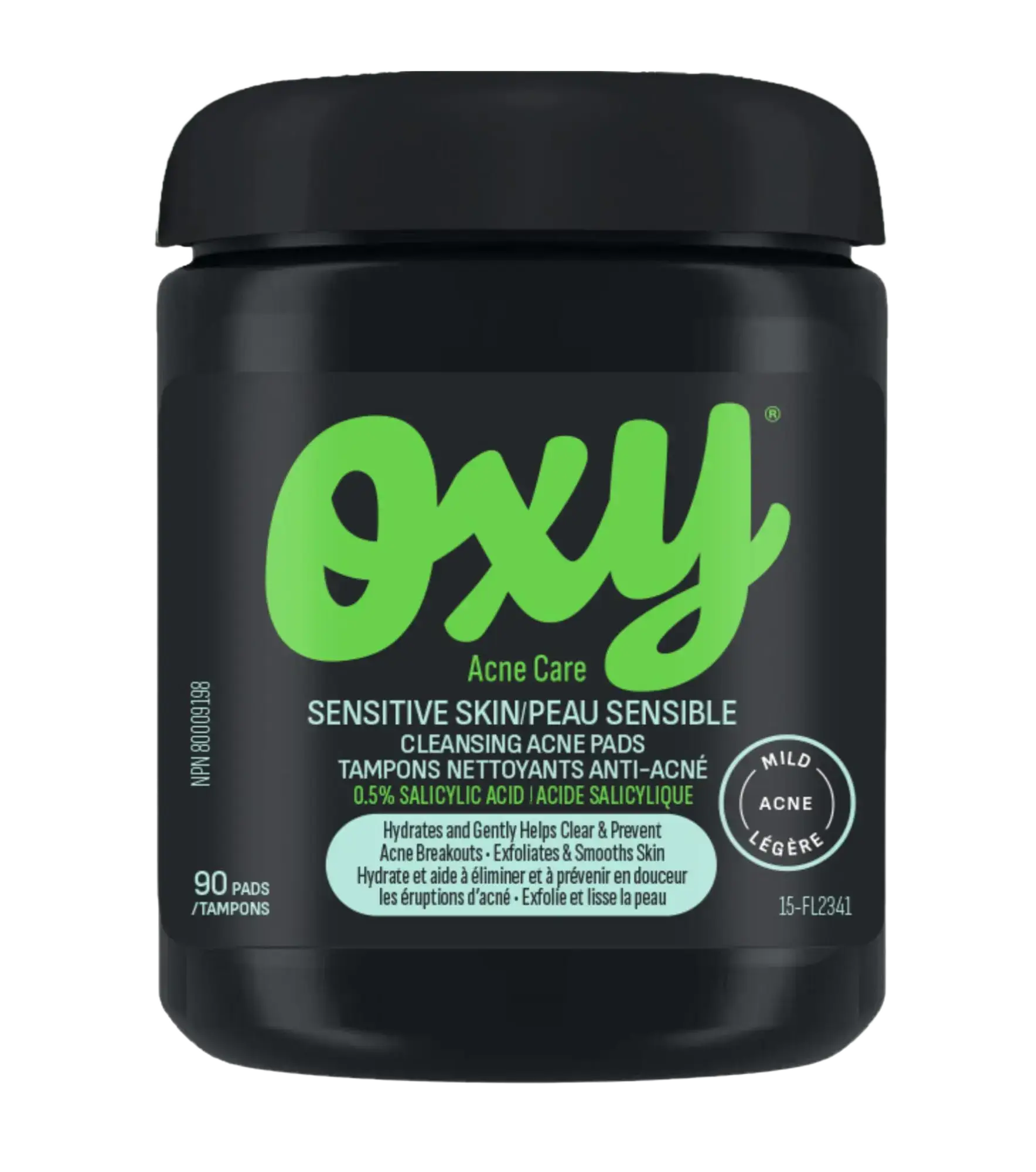Oxy Acne Care Sensitive Skin Cleansing Acne Pads