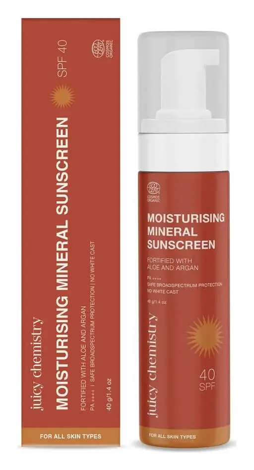 Juicy Chemistry Moisturising Mineral Sunscreen SPF 40 PA++++