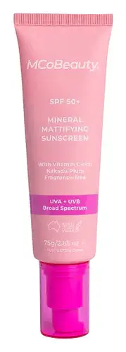 MCoBeauty. Mineral Mattifying Sunscreen SPF50+