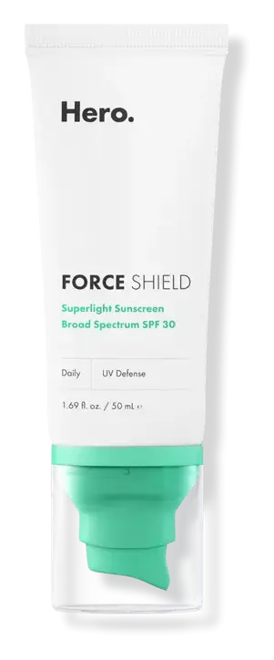 Hero Cosmetics Force Shield Superlight Sunscreen SPF 30