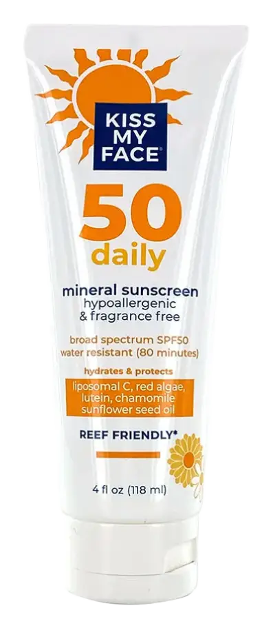 Kiss My Face Daily Mineral Sunscreen Lotion SPF50