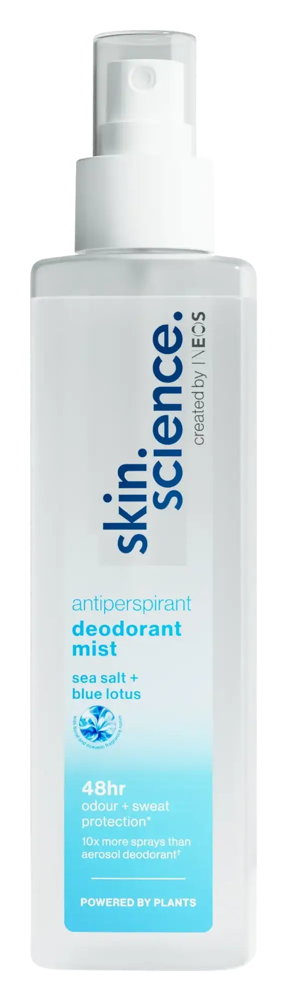 Ineos Skin Science Antiperspirant Deodorant Mist Sea Salt + Blue Lotus