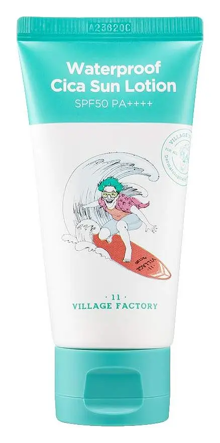 Village 11 Factory Waterproof Cica Sun Lotion SPF 50