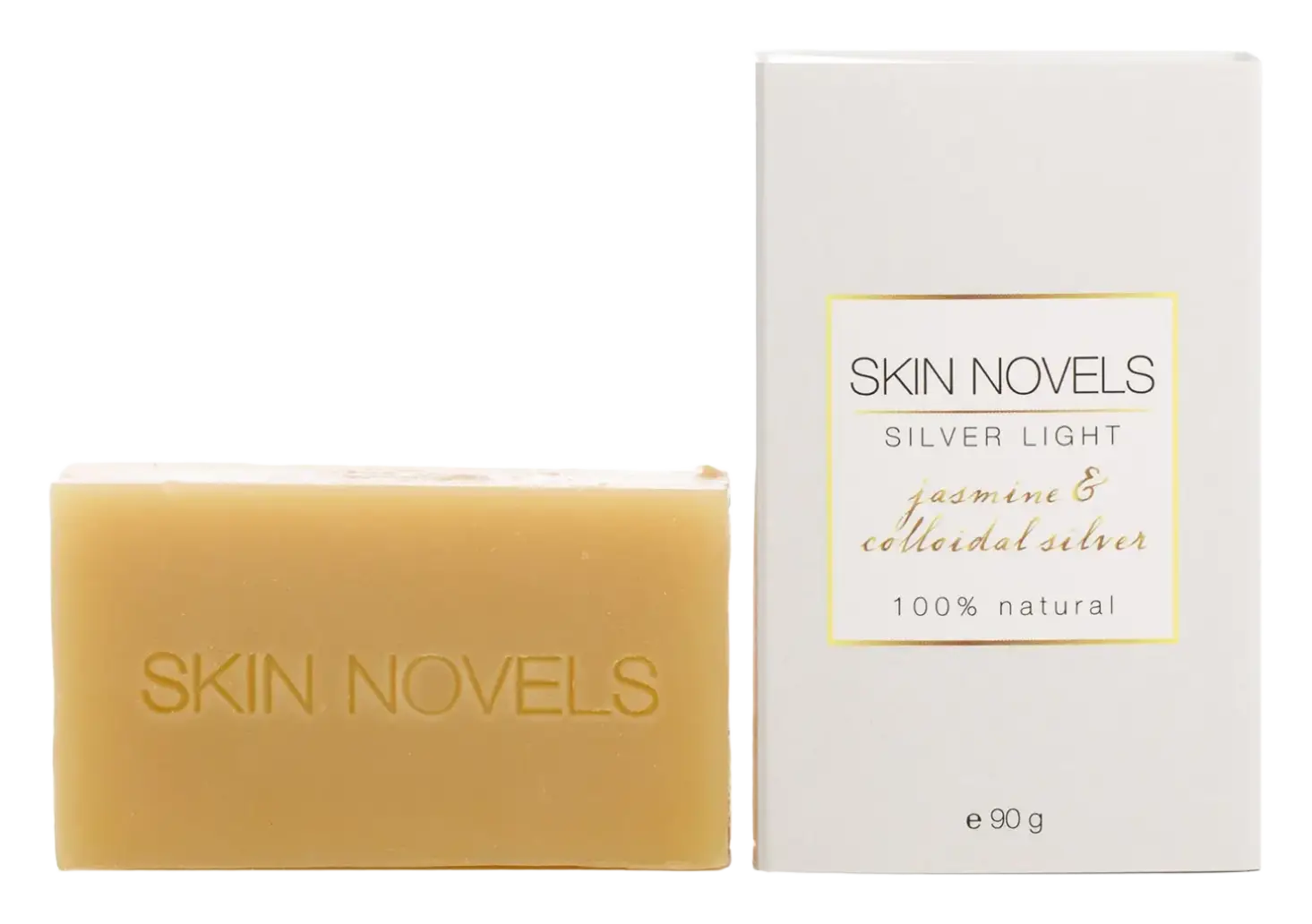Skin Novels Silver Light Jasmine & Colloidal Silver Natural Soap