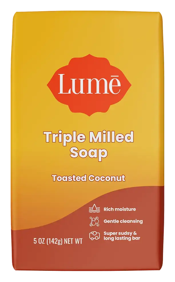 Lume Triple Milled Soap Bar Toasted Coconut