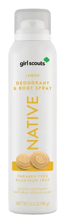 Native Deodorant & Body Spray Lemon Cookie
