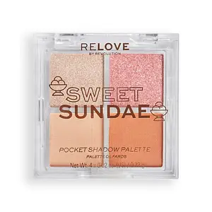 Revolution Beauty Relove Pocket Eyeshadow Palette Sweet Sundae