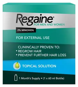 Regaine Regular Strength Solution 2% Minoxidil