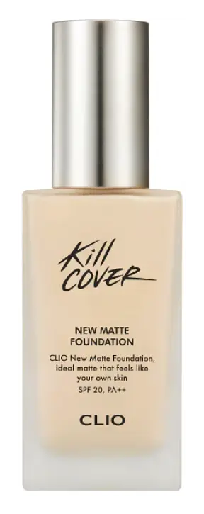 CLIO Kill Cover New Matte Foundation SPF 20 PA ++ #2.5 Ivory