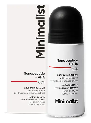 Minimalist Nonapeptide + AHA 6% Underarm Roll-On