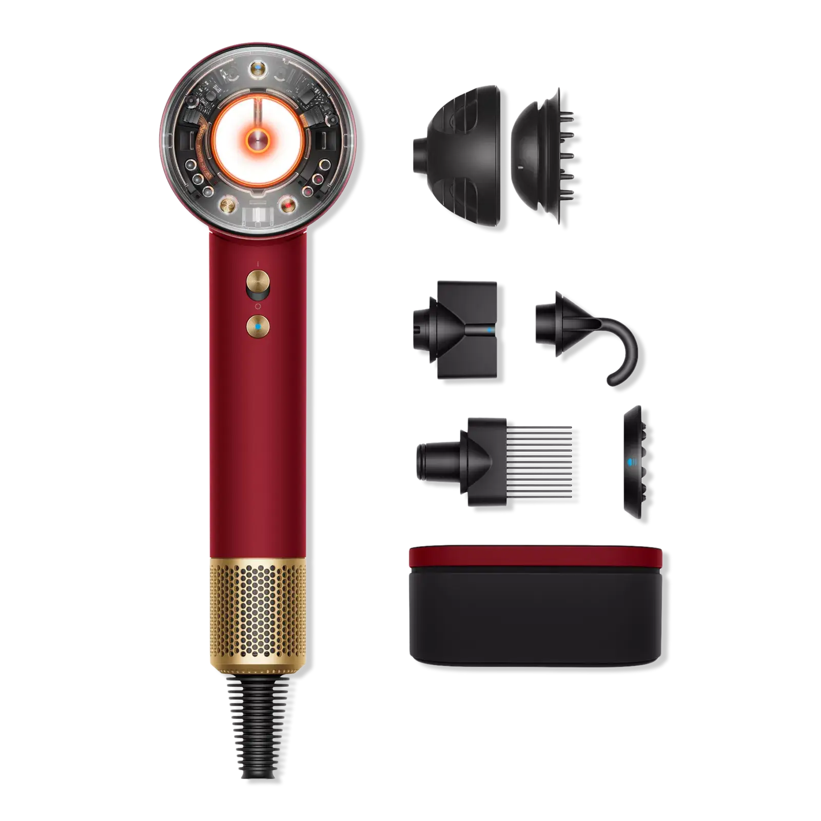 Dyson Supersonic Nural Hair Dryer Red Velvet / Gold