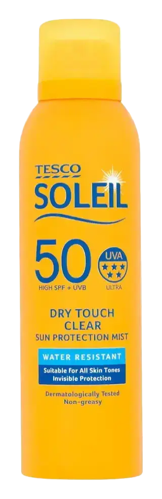 Tesco Soleil Dry Touch Clear Sun Mist SPF 50