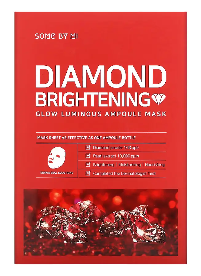 Some By Mi Glow Luminous Ampoule Mask Diamond Brightening