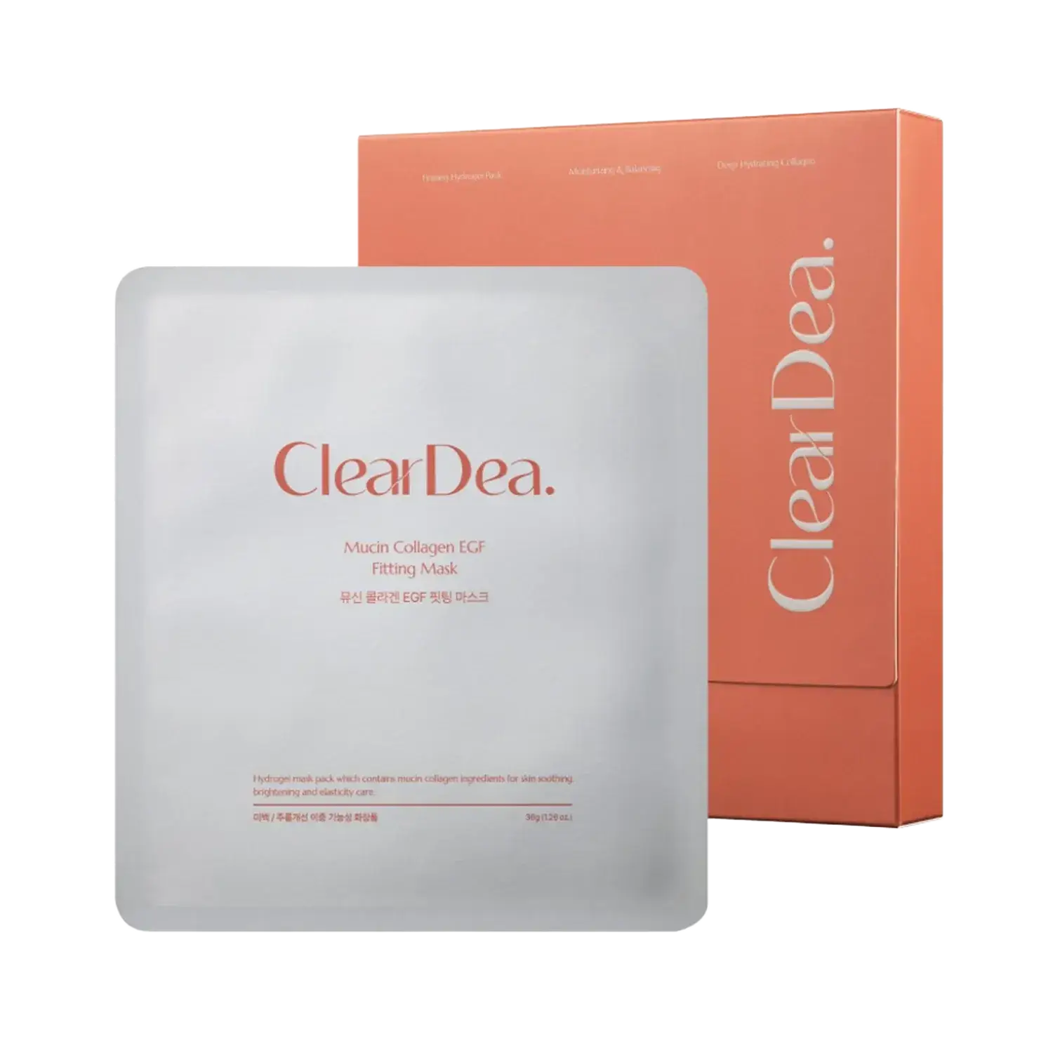 Clear Dea Mucin Collagen EGF Fitting Mask