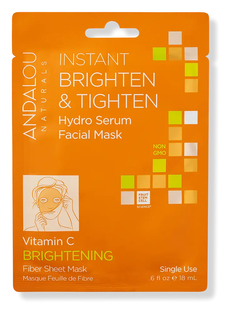 Andalou Naturals Instant Brighten & Tighten Hydro Serum Facial Mask