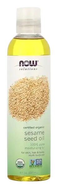 Now Solutions Organic Sesame Seed Oil