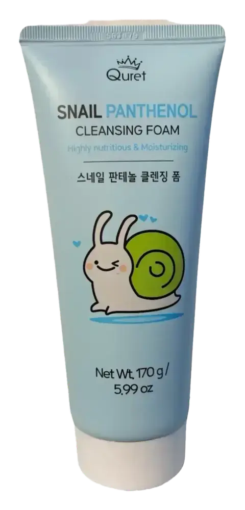 QURET Snail Panthenol Cleansing Foam