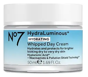 No7 Hydraluminous+ Whipped Day Cream
