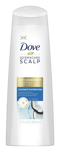 Dove DermaCare Scalp Coconut and Hydration Anti-Dandruff Shampoo