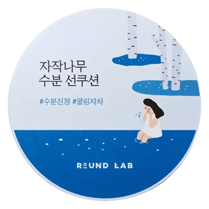 Round Lab Birch Juice Moisturizing Sun Cushion SPF 50+ PA++++
