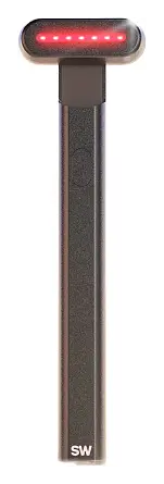 Solawave 4-In-1 Radiant Renewal Skincare Wand With Red Light Therapy Matte Black