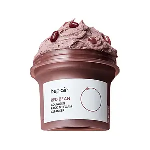 Beplain Red Bean Collagen Pack To Foam Cleanser