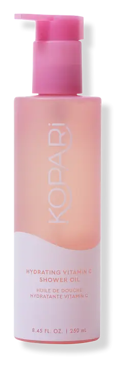 Kopari Hydrating Vitamin C Shower Oil with Hibiscus and Avocado Oils