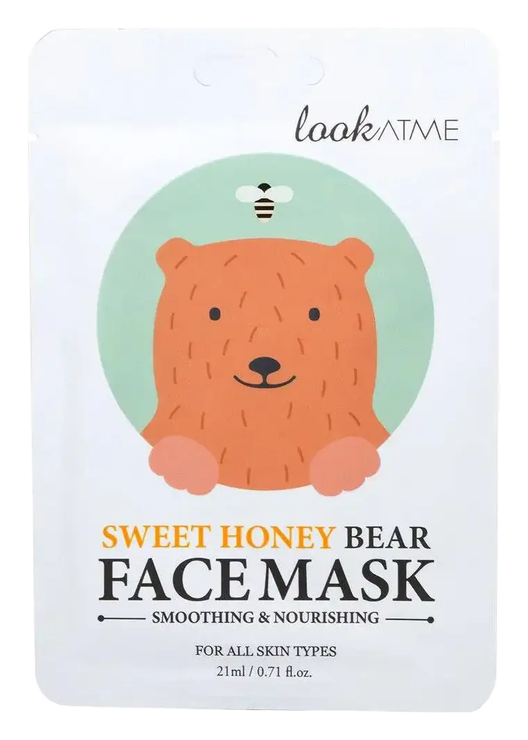 lookATME Face Mask Sweet Honey Bear