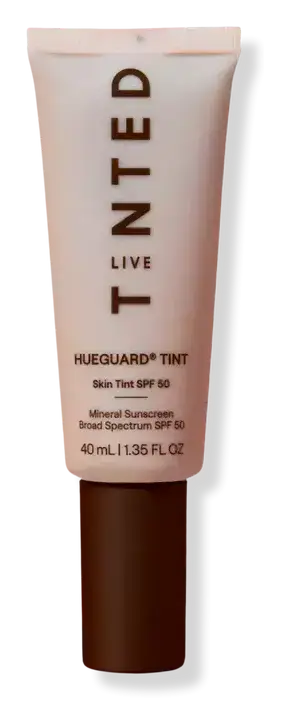 Live Tinted Hueguard Skin Tint SPF 50 Mineral Sunscreen Broad Spectrum 5  Medium (Warm Peach Undertone)