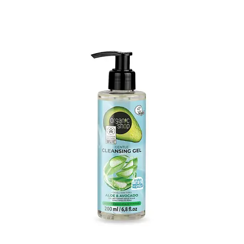 Organic Shop Gentle Cleansing Gel Aloe And Avocado