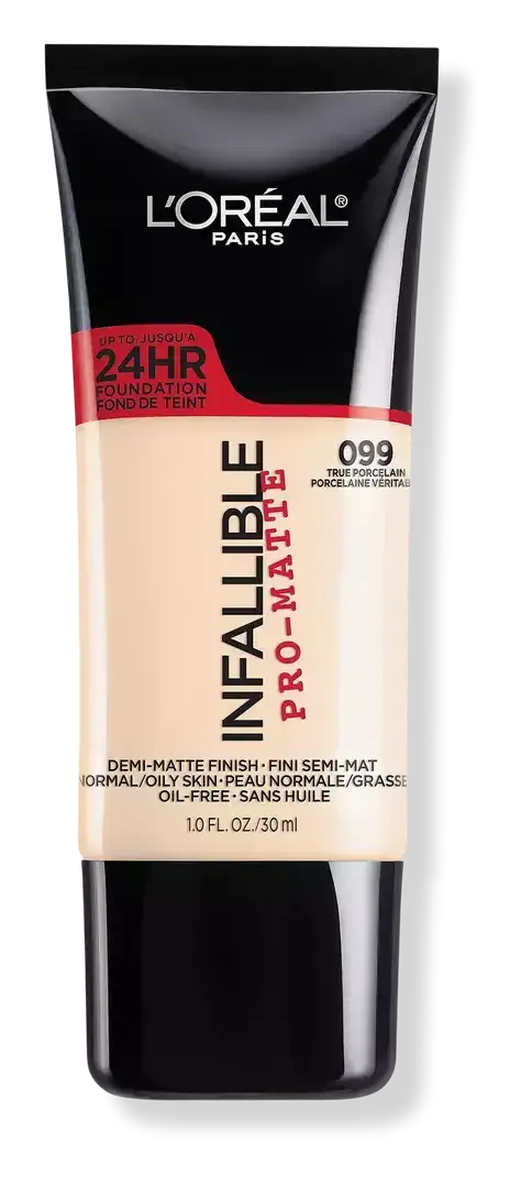 L'Oreal Infallible Pro-Matte Liquid Longwear Foundation 099 True Porcelain