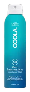 COOLA Classic Body SPF 50 Fragrance Free Sunscreen Spray