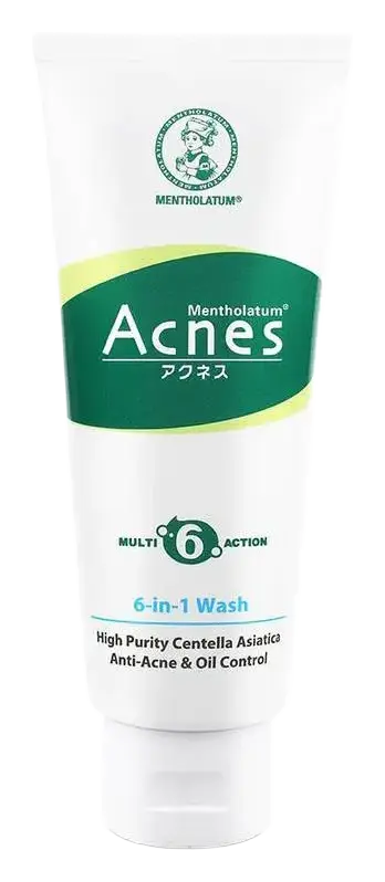 Acnes 6-In-1 Wash Hight Purity Centella Asiatica Anti-Acne & Oil Control