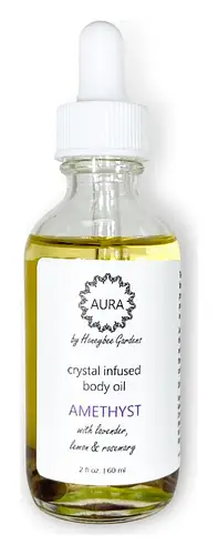 Honeybee Gardens Crystal Infused Body Oil Amethyst