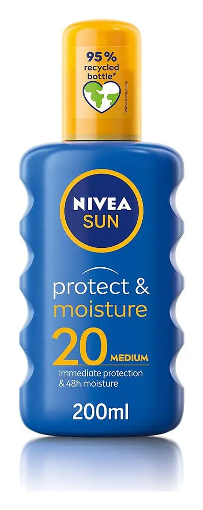 Nivea Sun Protect & Moisture Pump Spray SPF 20 UK