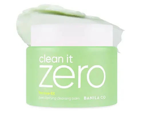 Banila Co Clean it Zero Pore Clarifying Cleansing Balm | Korean Makeup Remover, Cleansing Oil, Facial Cleanser for Oily and Acne Prone Skin | Vegan | Made with AHA-PHA & Tea Tree Pore Clarifying