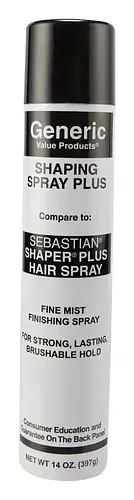 Generic Value Products Shaping Spray Plus Hair Spray Compare To Sebastian Shaper Plus Hair Spray