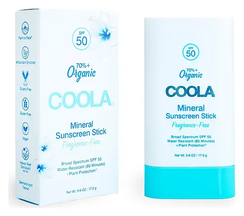 COOLA Mineral Organic Sunscreen Stick SPF 50