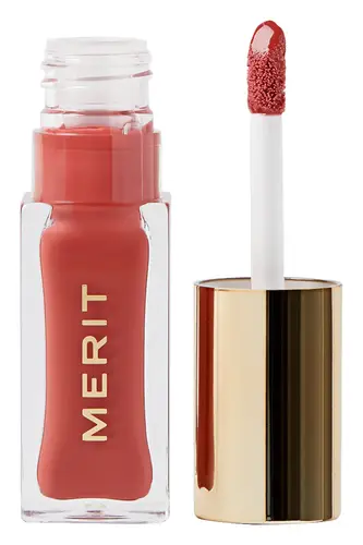 Merit Beauty Shade Slick Classics Tinted Lip Oil Pink Beet