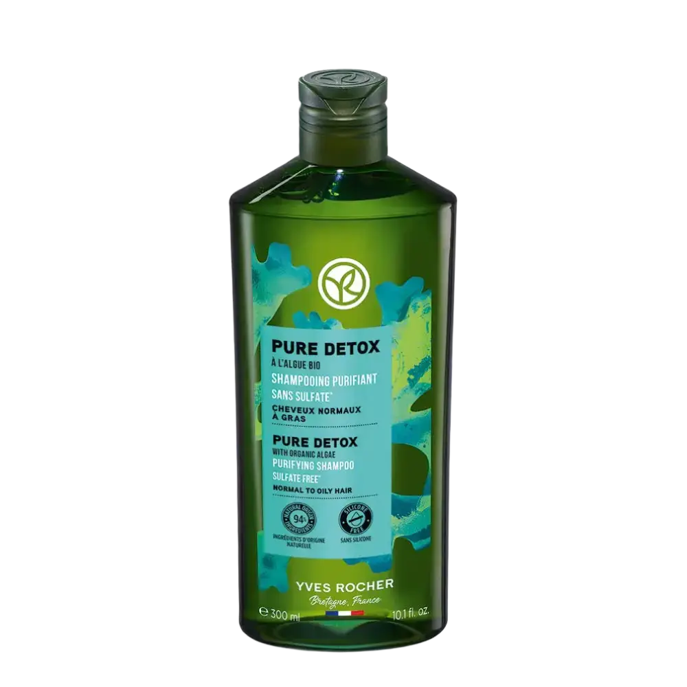 Yves Rocher Pure Detox With Organic Algae Purifying Shampoo