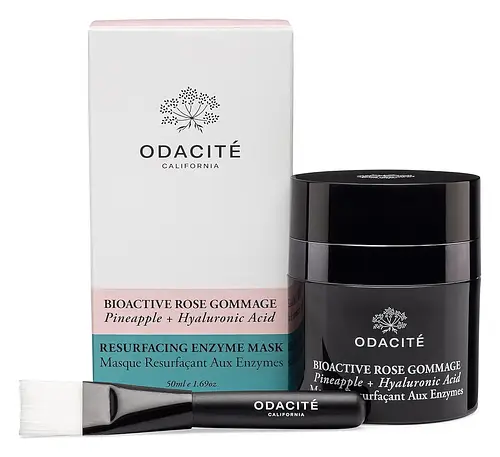 Odacité California Bioactive Rose Gommage Resurfacing Enzyme Mask