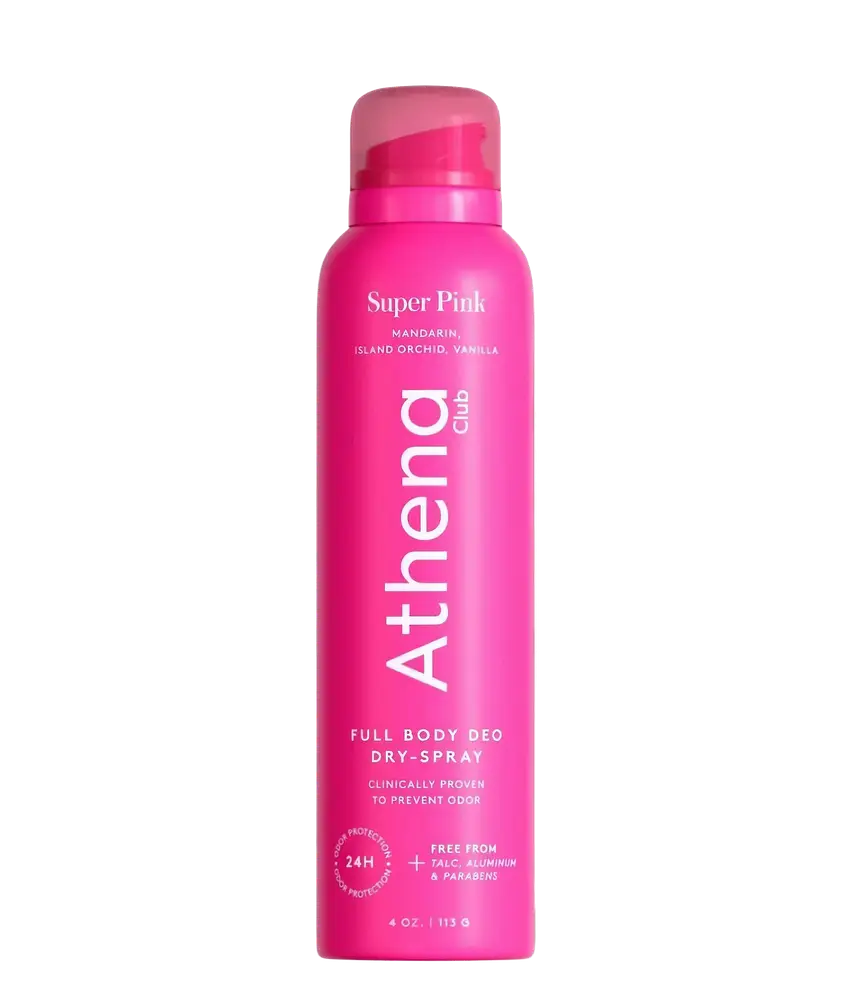 Athena Club Full Body Deo Dry-Spray Super Pink
