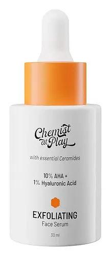 Chemist at Play Lactic Acid (AHA) with Hyaluronic Acid Exfoliating Face Serum