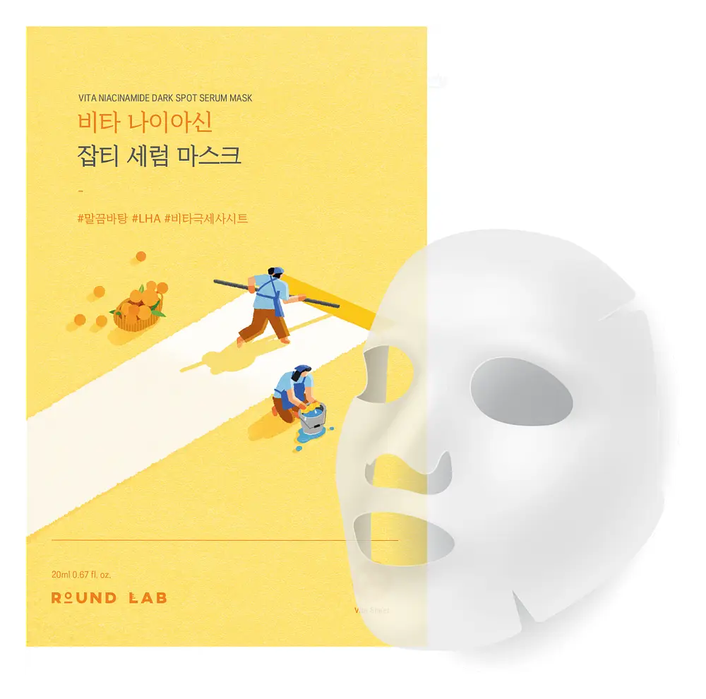 Round Lab Vita Niacinamide Dark Spot Serum Mask