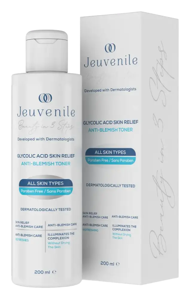 Jeuvenile Glycolic Acid Skin Relief Anti-Blemish Toner